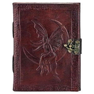 Fairy Moon Leather Journal
