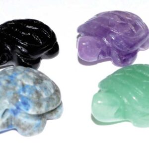 (set of 12) 15mm Turtle various stones