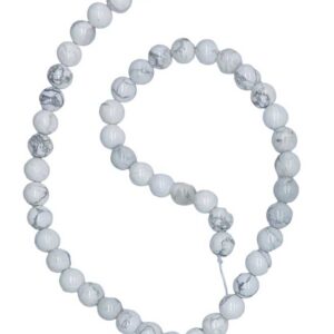 8mm Howlite beads