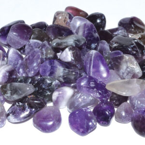 1 lb Amethyst tumbled chips 3-6mm