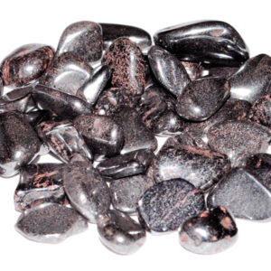 1 lb Hematite tumbled chips 3-5mm