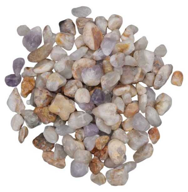 1 lb Spirit Quartz tumbled chips 8-12mm