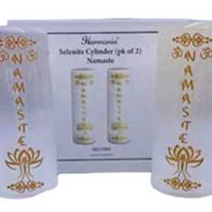 Namaste Selenite harmonizer (set of 2)