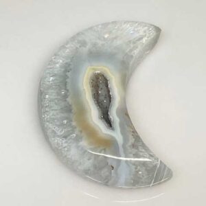 small Moon Druse Agate Geode