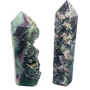 1.7-2.5# Fluorite, natural 1 side obelisk