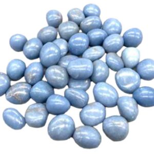 1 lb Angelite tumbled stones