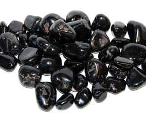 1 lb Onyx, Black tumbled stones