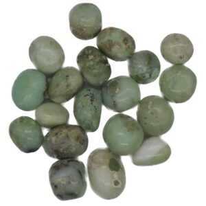 1 lb Chrysoprase, Green tumbled stones