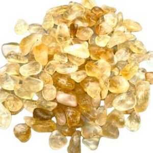 1 lb Citrine tumbled stones
