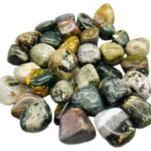 1 lb Jasper, Ocean tumbled stones