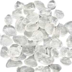 1 lb Clear Quartz tumbled stones
