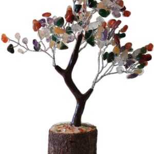 Mixed Agate Gemstone Tree