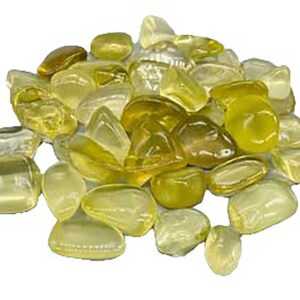 1 lb Topaz, Lemon tumbled stones