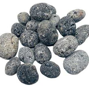 1 lb Agni, Black untumbled stones