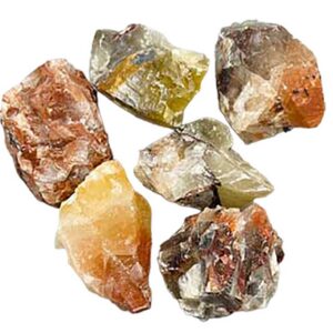 1 lb Red/ Brown Calcite untumbled stones