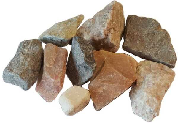1 lb Mixed untumbled stones