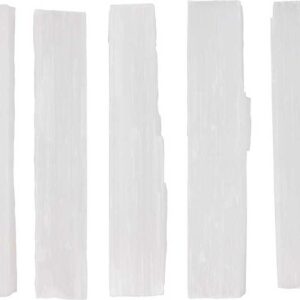 (set of 5) 4" Selenite mini sticks