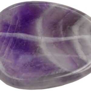Chevron Amethyst worrystone