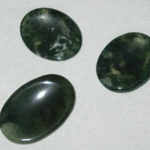 Moss Agate worry stone