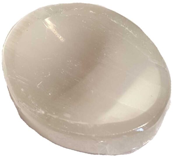 Selenite worry stone