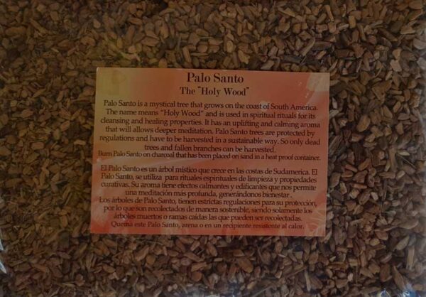 less than 1 Lb Palo Santo cut