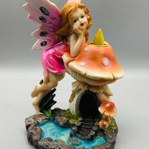 6 3/4" Fairy backflow incense burner