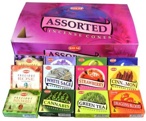 Variety Pack HEM cone 48 bxs of 10 cones