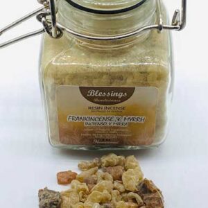 3.0oz Blessings (frankincense & myrrh) resin jar