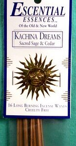 Kachina Dreams escential essences incense sticks 16 pack