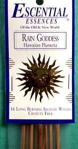 Rain Goddess escential essences incense sticks 16 pack