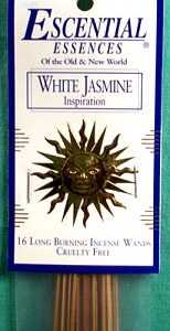 White Jasmine escential essences incense sticks 16 pack