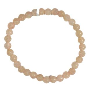 4-8mm Quartz, Strawberry bracelet