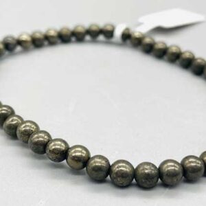 4mm Pyrite bracelet