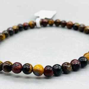 4mm Tiger Eye Tri Color bracelet
