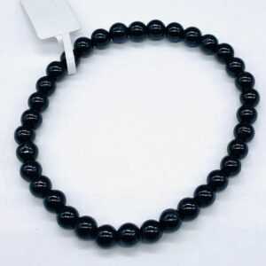 5mm Tourmaline, Black bracelet