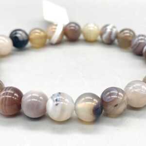 8mm Agate, Botswana bracelet