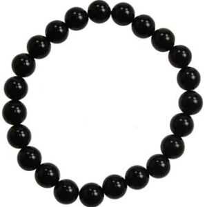8mm Black Onyx (natural agate dyed) bracelet