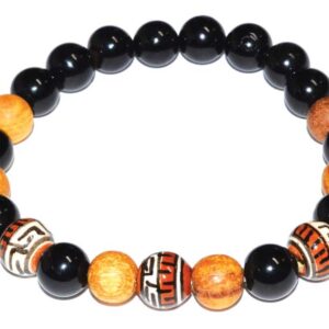 8mm Palo Santo Black Tourmaline bracelet