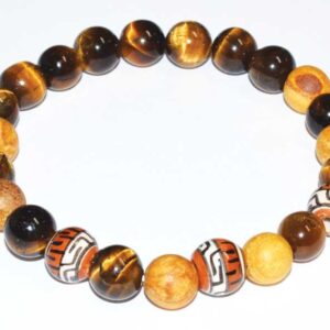 8mm Palo Santo Tiger Eye bracelet