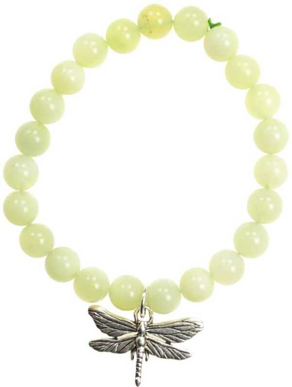 New Jade Serenity Dragonfly silver