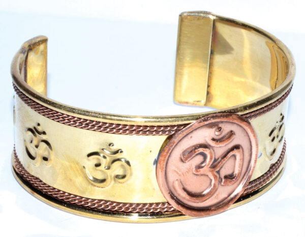 Om copper bracelet