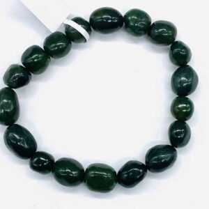 Jade, Nephrite nugget bracelet