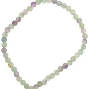 4mm Fluorite stretch bracelet