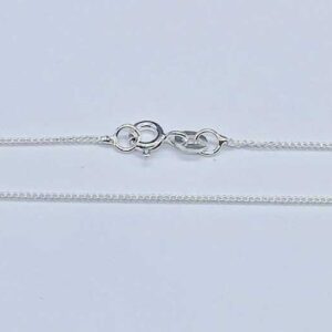 24" Sterling Curb chain