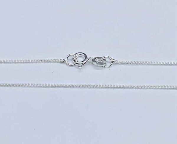 20" Sterling Curb chain