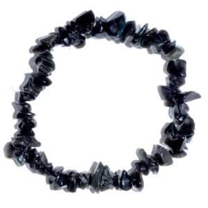 Obsidian, Black chip bracelet