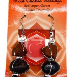 Root chakra earrings