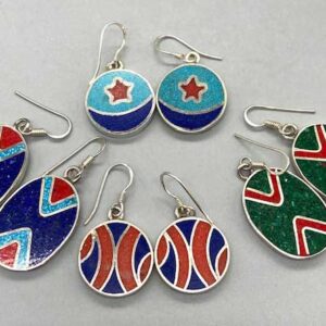 Inlay various earrings