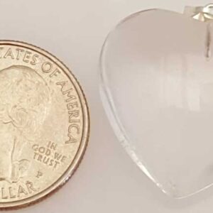 1" Quartz heart
