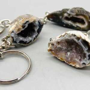 Geode keychain